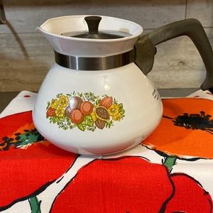 Vintage Corningware Spice of Life tea pot